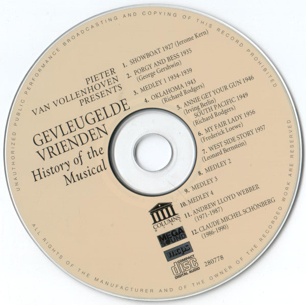 De Gevleugelde Vrienden : History Of The Musical (CD)