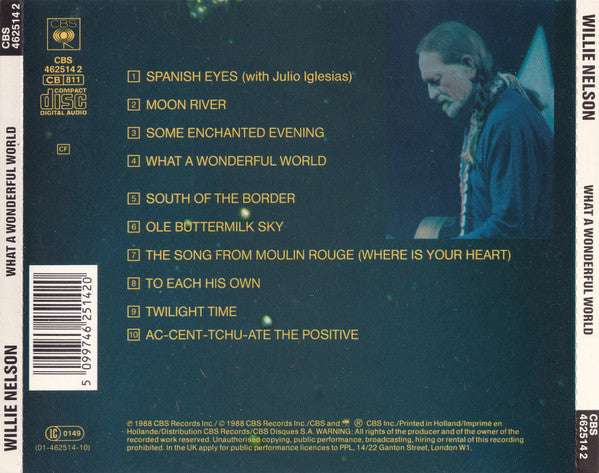 Willie Nelson : What A Wonderful World (CD, Album)