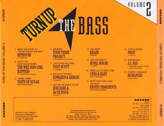 Various : Turn Up The Bass Volume 2 (CD, Comp)