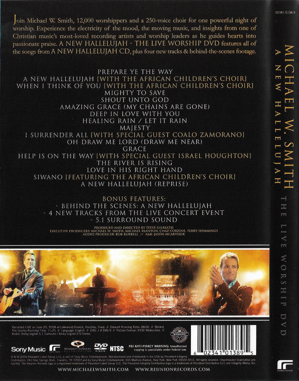 Michael W. Smith : A New Hallelujah (DVD-V, Multichannel, NTSC)