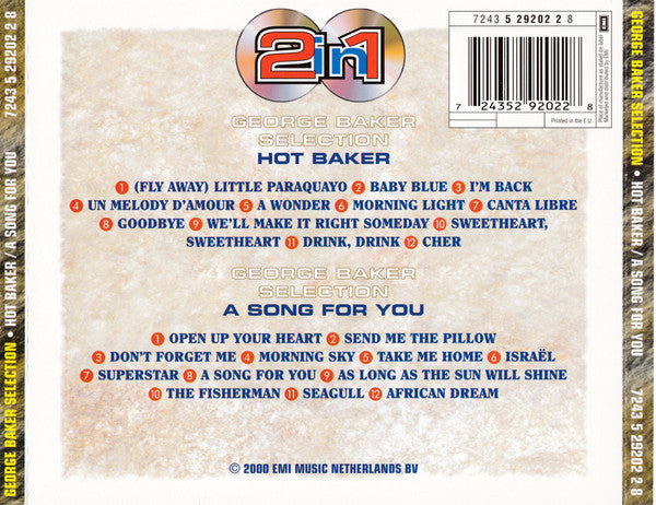 George Baker Selection : Hot Baker / A Song For You (2xCD, Comp)