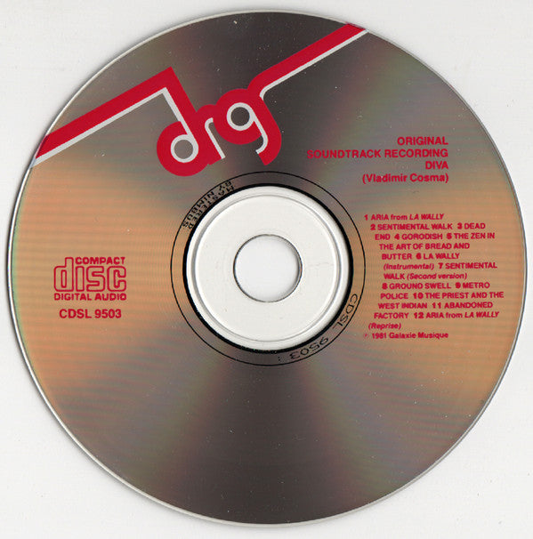 Vladimir Cosma : Diva (Original Soundtrack Recording) (CD, Album)