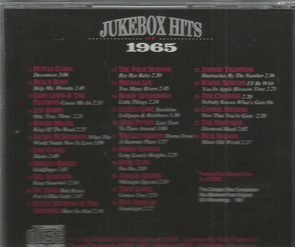 Various : Jukebox Hits Of 1965 (CD, Comp, Mono, RM)