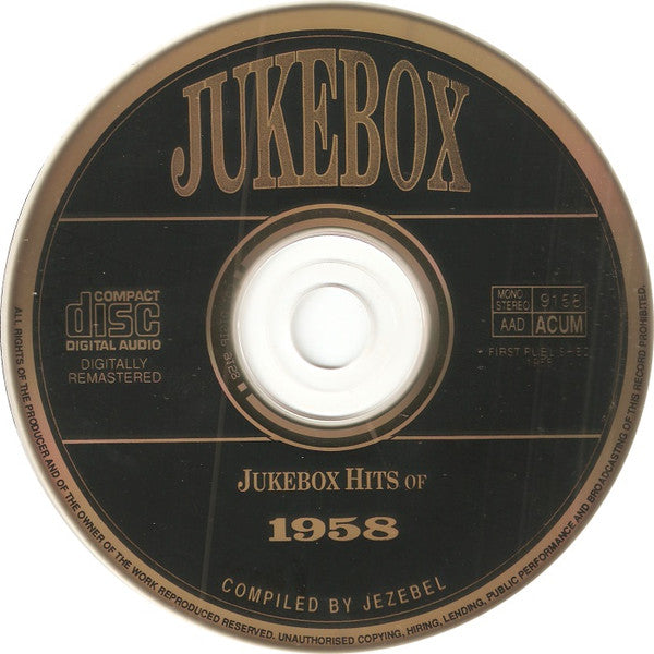 Various : Jukebox Hits Of 1958 (CD, Comp, RM)