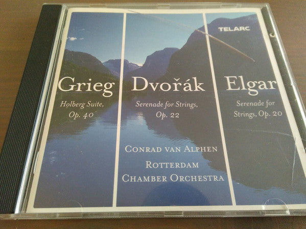 Edvard Grieg, Antonín Dvořák, Sir Edward Elgar - Rotterdam Chamber Orchestra, Conrad van Alphen : Holberg Suite, Op. 40 - Serenade For Strings, Op. 22 - Serenade For Strings, Op. 20 (CD, Promo)