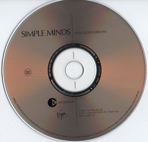 Simple Minds : New Gold Dream / Sparkle In The Rain  (2xCD, Comp, Copy Prot.)