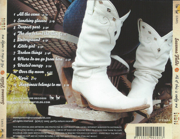 Susanna Fields : All Of This Is Really Me (CD, Album)