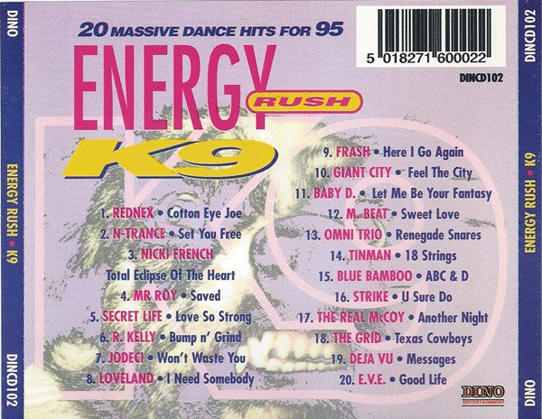 Various : Energy Rush K9 (CD, Comp)