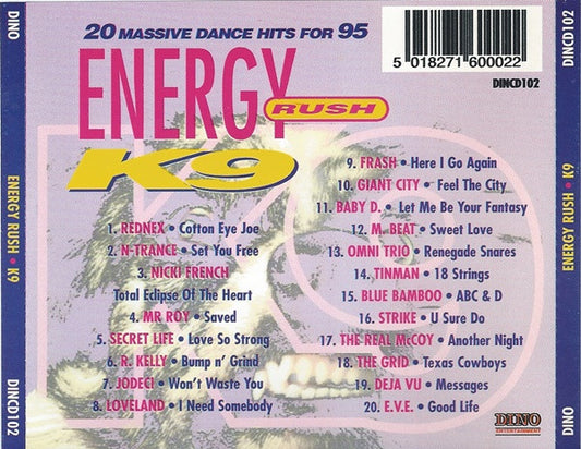 Various : Energy Rush K9 (CD, Comp)