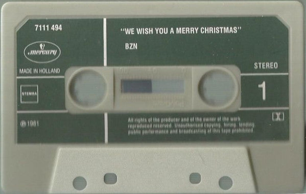 BZN : We Wish You A Merry Christmas (Cass, Album, RE, Dol)