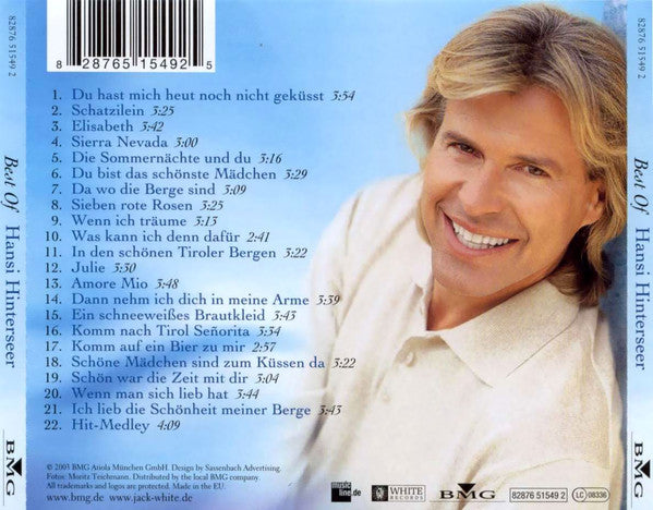 Hansi Hinterseer : Best Of - Seine Schönsten Lieder (CD, Comp)