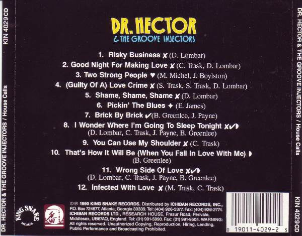 Dr. Hector And The Groove Injectors : House Calls (CD, Album)
