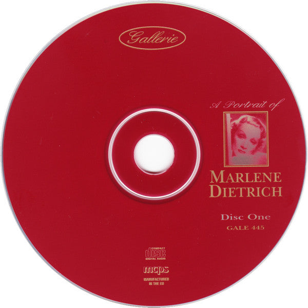 Marlene Dietrich : A Portrait Of Marlene Dietrich (2xCD, Comp, RM)