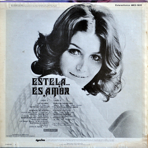 Estela Nuñez : Estela... Es Amor (LP, Album)