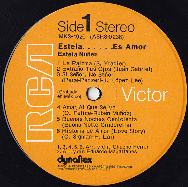 Estela Nuñez : Estela... Es Amor (LP, Album)