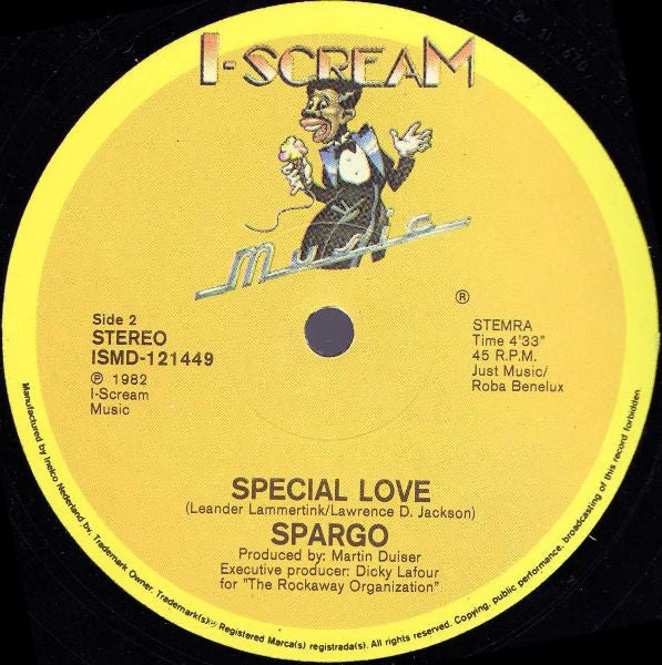 Spargo : Hip Hap Hop (Special 12" Discomix) (12")