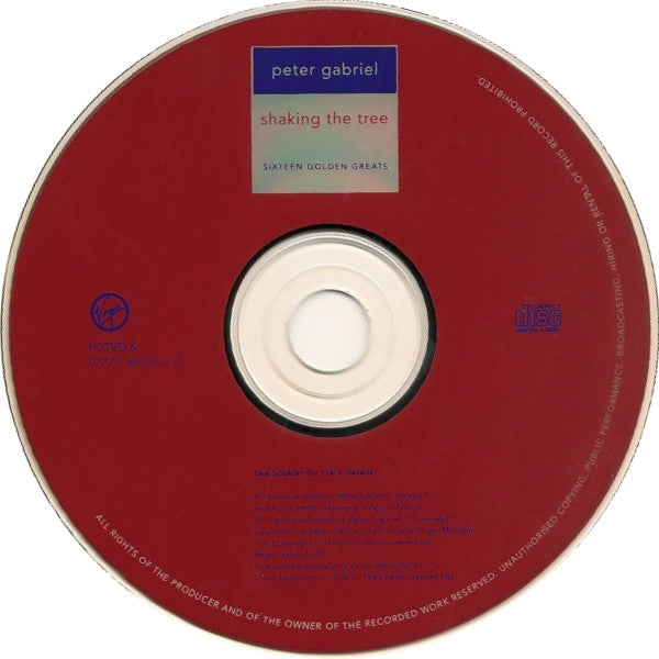 Peter Gabriel : Shaking The Tree: Sixteen Golden Greats (CD, Comp)