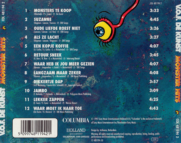 VOF De Kunst : Monsterhits (CD, Comp)