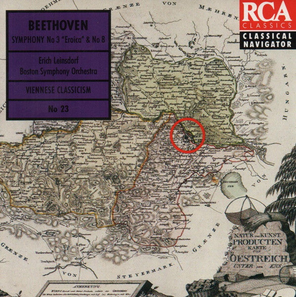 Ludwig van Beethoven, Erich Leinsdorf, Boston Symphony Orchestra : Symphony No 3 "Eroica" & No 8 (CD, Comp)