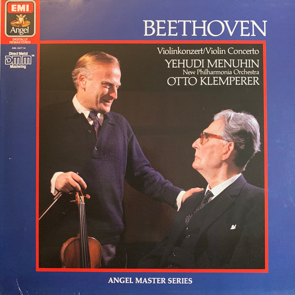 Ludwig van Beethoven, Yehudi Menuhin, New Philharmonia Orchestra, Otto Klemperer : Violinkonzert = Violin Concerto (LP, RM)
