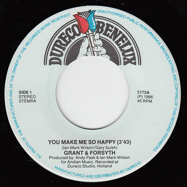 Grant & Forsyth : You Make Me So Happy (7", Single)