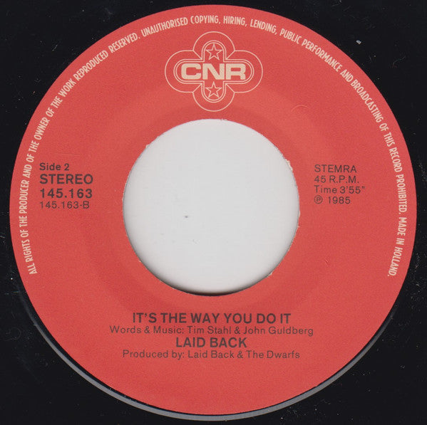 Laid Back : One Life / It's The Way You Do It (7", Single)
