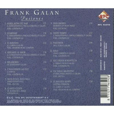 Frank Galan : Pasiones (CD, Album)