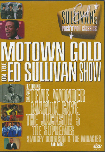Various : Motown Gold On The Ed Sullivan Show (DVD-V, Comp, PAL)