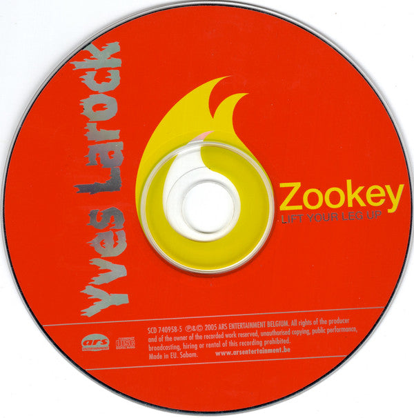 Yves Larock Feat. Roland Richards : Zookey (Lift Your Leg Up) (CD, Single, Car)