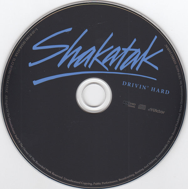 Shakatak : Drivin' Hard (CD, Album, RE, RM, K2 )