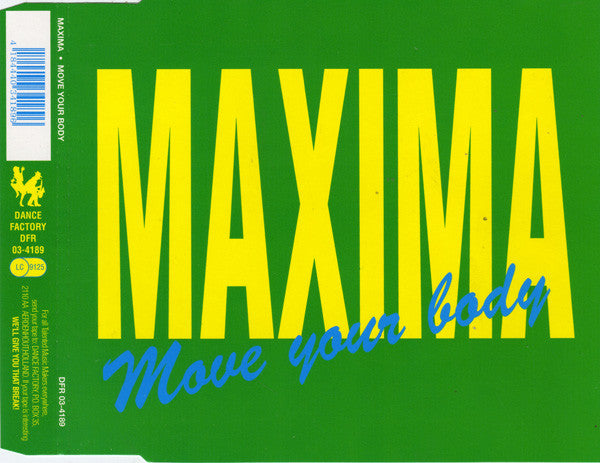 Maxima : Move Your Body (CD, Maxi)