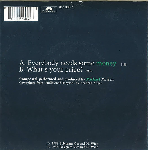 Mike Majzen : Everybody Needs Some Money (7", Single)