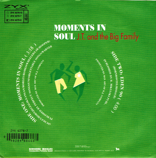 J.T. And The Big Family : Moments In Soul (7")