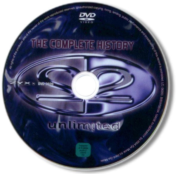 2 Unlimited : The Complete History (DVD-V, PAL + CD, Comp)