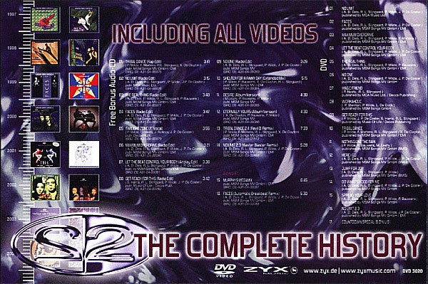 2 Unlimited : The Complete History (DVD-V, PAL + CD, Comp)