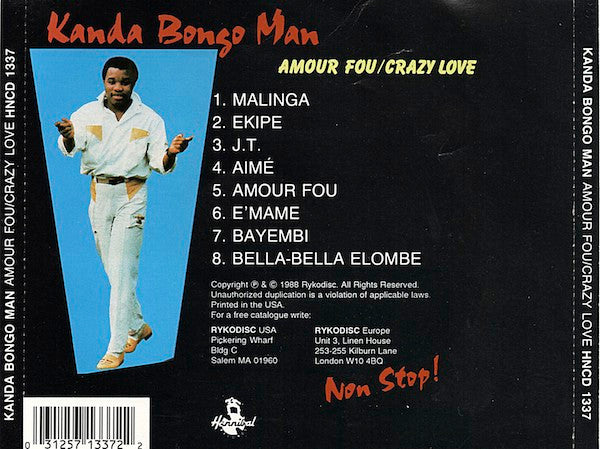 Kanda Bongo Man : Amour Fou / Crazy Love (CD, Album)