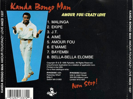 Kanda Bongo Man : Amour Fou / Crazy Love (CD, Album)