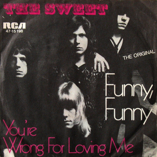 The Sweet : Funny, Funny (7", Single, RP)