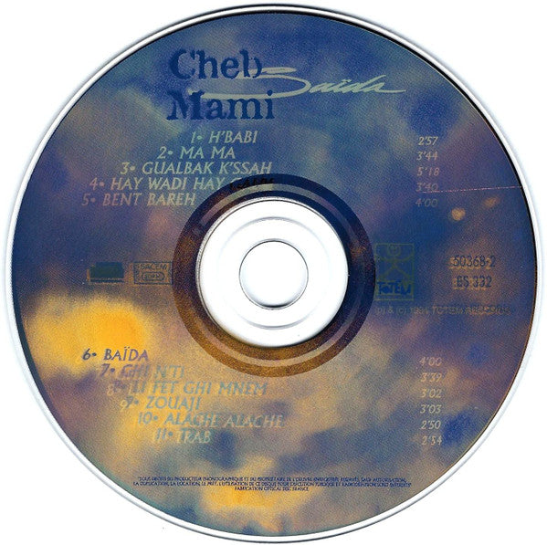 Cheb Mami : Saïda (CD, Album)