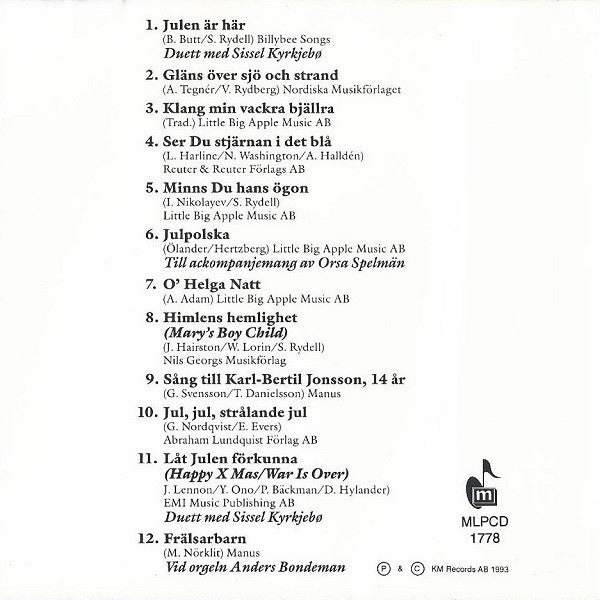 Tommy Körberg : Julen Är Här (CD, Album, RE, RP)