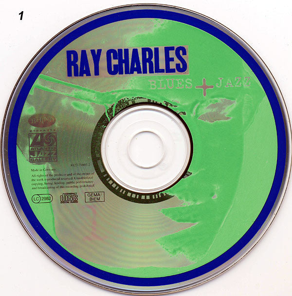 Ray Charles : Blues+Jazz (2xCD, Comp, RM)
