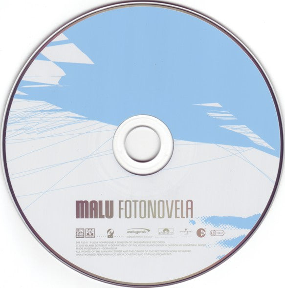 Malu (2) : Fotonovela (CD, Maxi, Copy Prot.)