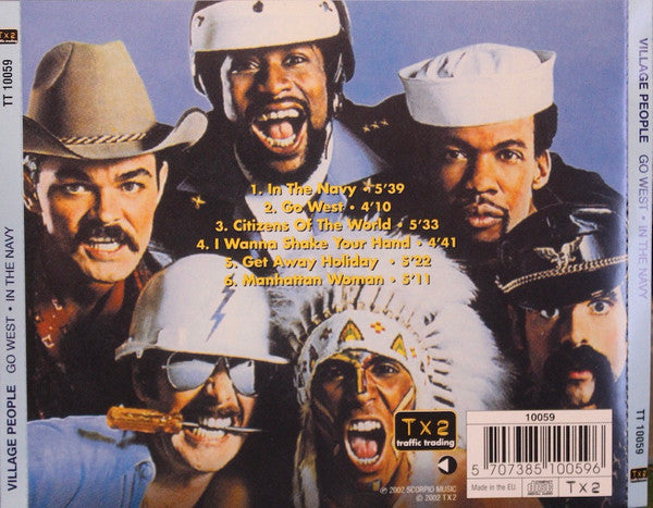 Village People : Go West - In The Navy (CD, Album, RE, RM)