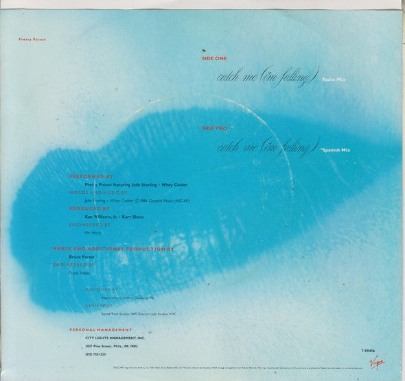 Pretty Poison : (Catch Me) I'm Falling (7", SP)