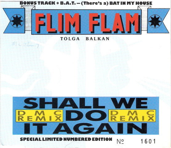 Tolga "Flim Flam" Balkan : Shall We Do It Again  (DMC Remix) (CD, Maxi, Ltd, Num)