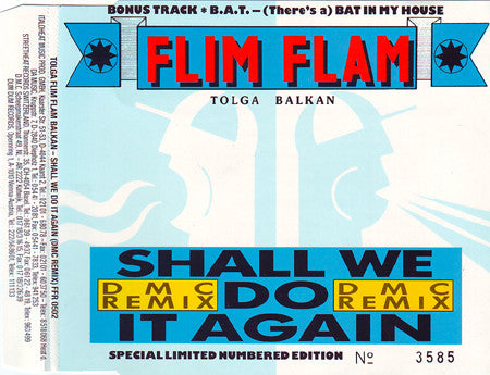 Tolga "Flim Flam" Balkan : Shall We Do It Again  (DMC Remix) (CD, Maxi, Ltd, Num)