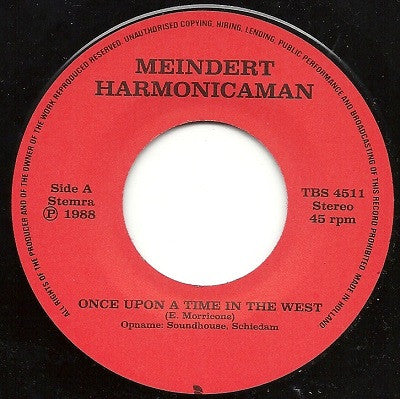 Meindert Derks : Harmonicaman (7", Single)