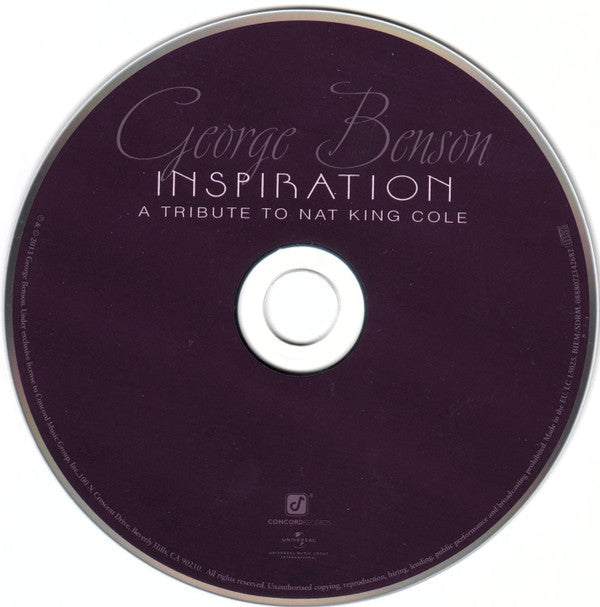 George Benson : Inspiration - A Tribute To Nat King Cole (CD, Album)