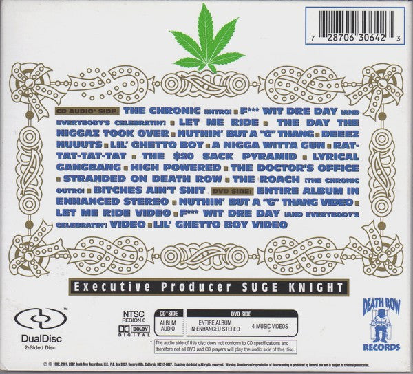 Dr. Dre : The Chronic (Hybrid, DualDisc, Album, Ltd, NTSC)