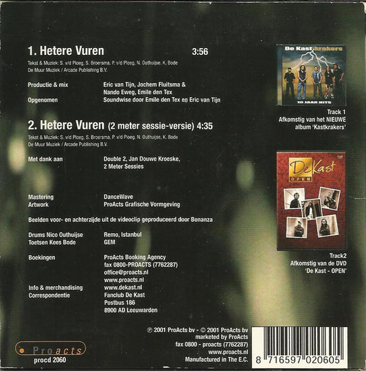 De Kast : Hetere Vuren (CD, Single)